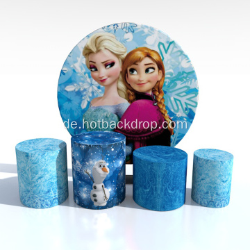 001 Disney Frozen Design Aluminium Round Backdrop Ständer